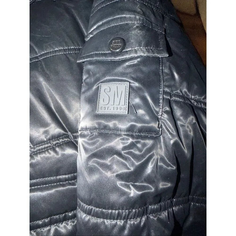 Steve Madden Girls Puffer Jacket Insulated Quilted Long Length Size 7/8